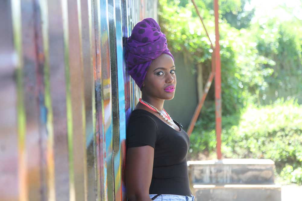 Femi One at the BAQE Wall
